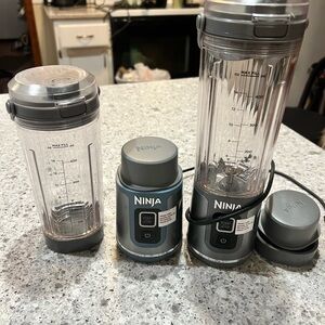 Ninja Blender Duo with Silver and Black Finish